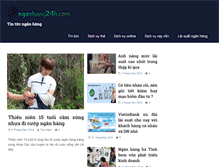 Tablet Screenshot of nganhang24h.com